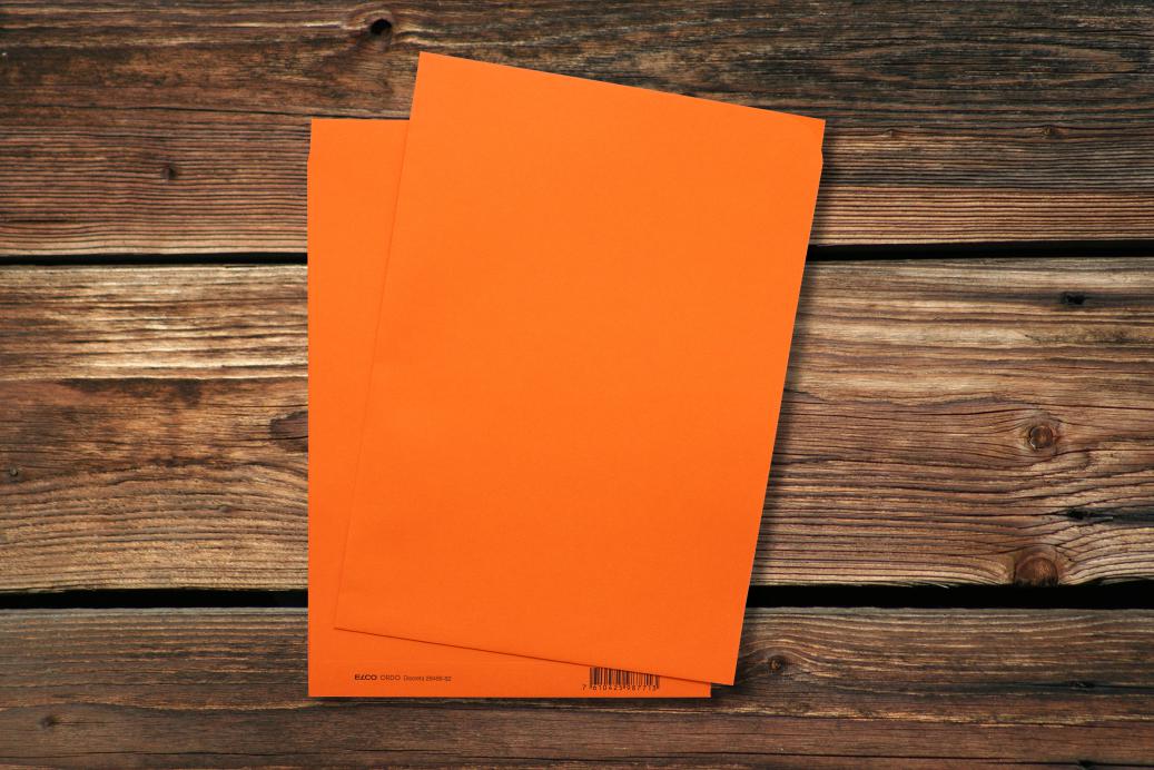 Ordnungsmappen 220x310 mm Orange 120 g/qm